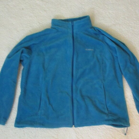 Columbia Women's Blue Full Zip Fleece Jacket Size 3XL - Picture 5 of 7